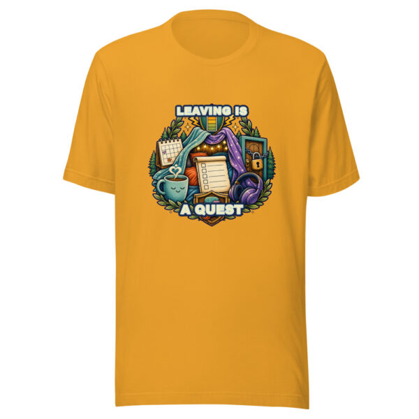 LEAVING IS A QUEST Heartbeat-20260614-hilariousshirt-codex Graphic Tee mockup 2