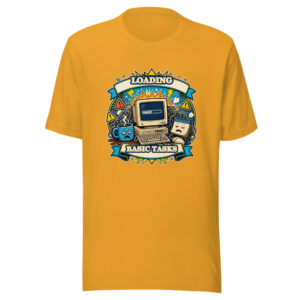 LOADING BASIC TASKS Heartbeat-20260614-hilariousshirt-codex Graphic Tee front view