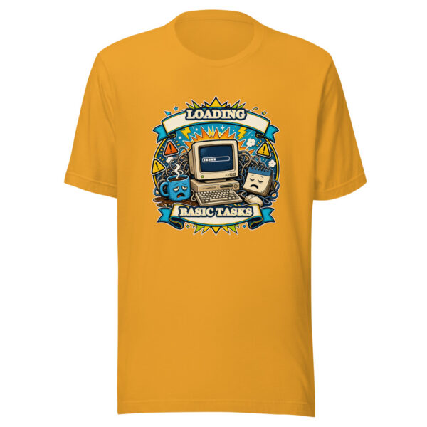 LOADING BASIC TASKS Heartbeat-20260614-hilariousshirt-codex Graphic Tee front view