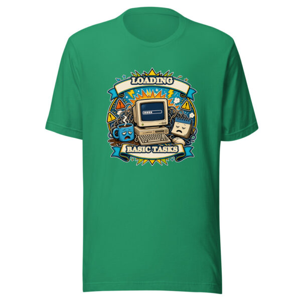 LOADING BASIC TASKS Heartbeat-20260614-hilariousshirt-codex Graphic Tee mockup 3
