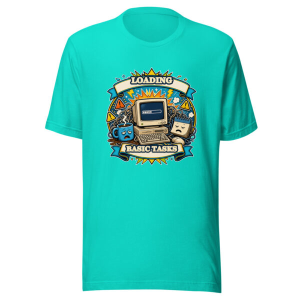 LOADING BASIC TASKS Heartbeat-20260614-hilariousshirt-codex Graphic Tee mockup 4
