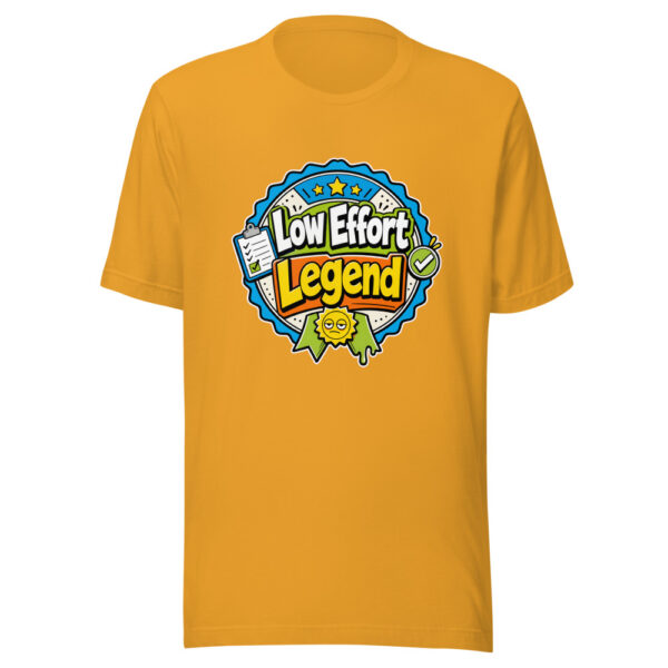 Low Effort Legend Graphic Tee mockup 2
