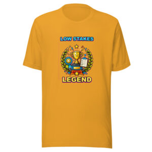 LOW STAKES LEGEND Heartbeat-20260614-hilariousshirt-codex Graphic Tee mockup 1 LOW STAKES LEGEND Heartbeat-20260614-hilariousshirt-codex Graphic Tee front view