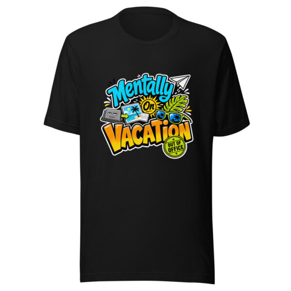 Mentally On Vacation Graphic Tee mockup 2 Mentally On Vacation Graphic Tee mockup 2