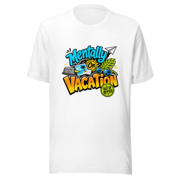 Mentally On Vacation Graphic Tee mockup 3 Mentally On Vacation Graphic Tee mockup 3