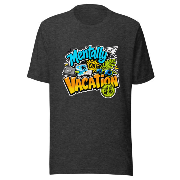 Mentally On Vacation Graphic Tee mockup 6 Mentally On Vacation Graphic Tee mockup 6