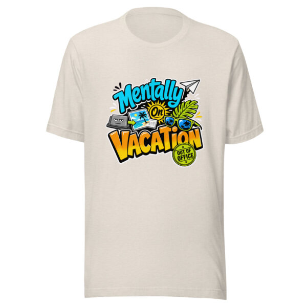 Mentally On Vacation Graphic Tee mockup 8 Mentally On Vacation Graphic Tee mockup 8
