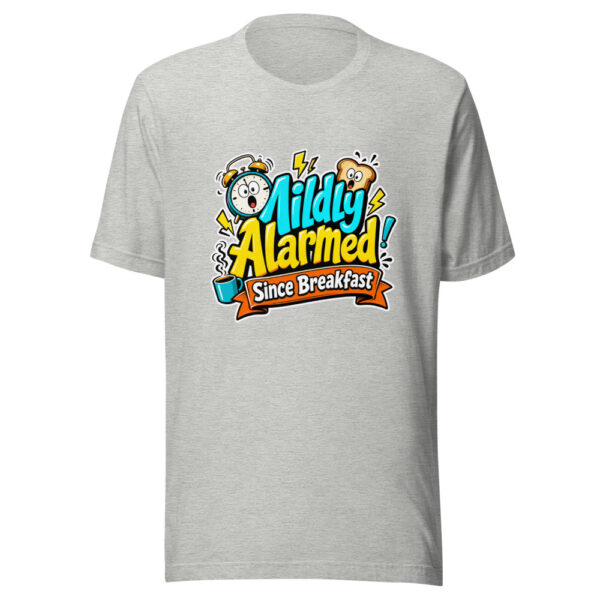 mildly-alarmed-since-breakfast-evergreen-shirt-design-manual-mildly-alar-mockup-4 Mildly Alarmed Since Breakfast Graphic Tee