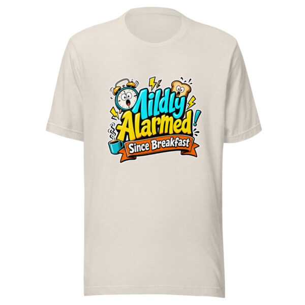 Mildly Alarmed Since Breakfast Graphic Tee mockup 8 Mildly Alarmed Since Breakfast Graphic Tee mockup 8