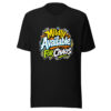 Mildly Available For Chaos Graphic Tee front view