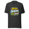 Mildly Available For Chaos Graphic Tee mockup 6