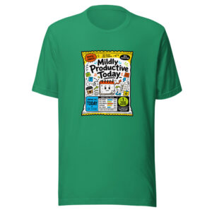Mildly Productive Today Graphic Tee front view