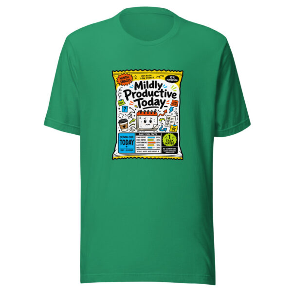 Mildly Productive Today Graphic Tee mockup 1 Mildly Productive Today Graphic Tee front view