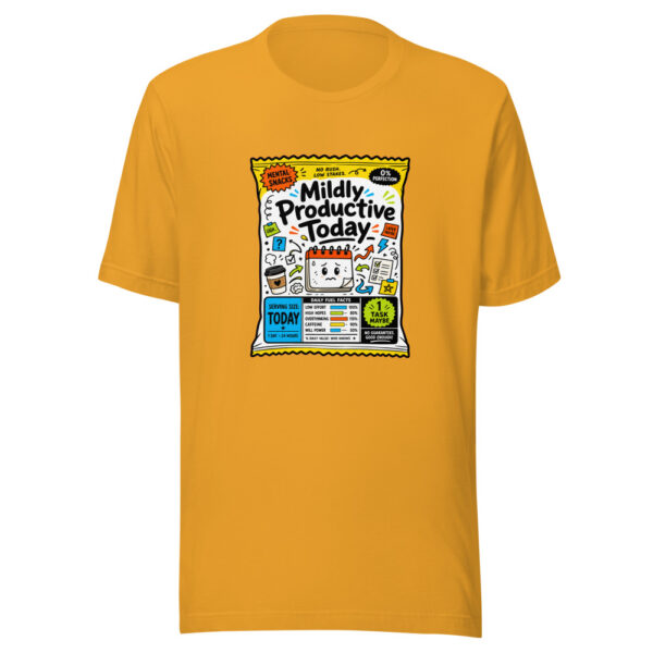 Mildly Productive Today Graphic Tee mockup 3 Mildly Productive Today Graphic Tee mockup 3