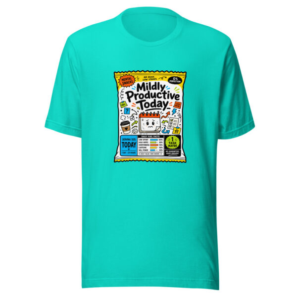 Mildly Productive Today Graphic Tee mockup 4 Mildly Productive Today Graphic Tee mockup 4