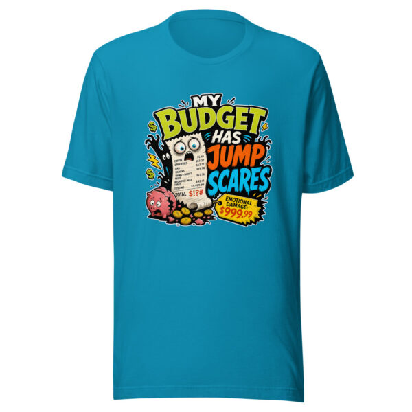 My Budget Has Jump Scares Heartbeat-20260613-hilarious-everyday-chaos-codex Graphic Tee mockup 2 My Budget Has Jump Scares Heartbeat-20260613-hilarious-everyday-chaos-codex Graphic Tee mockup 2