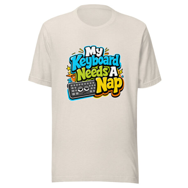 My Keyboard Needs A Nap Graphic Tee front view