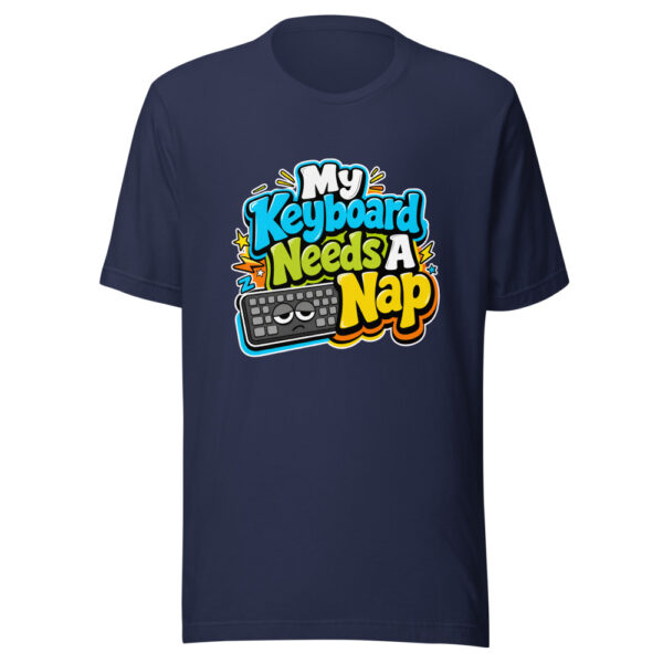 My Keyboard Needs A Nap Graphic Tee mockup 2