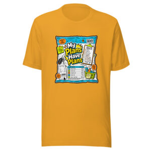 My Plans Have Plans Graphic Tee front view
