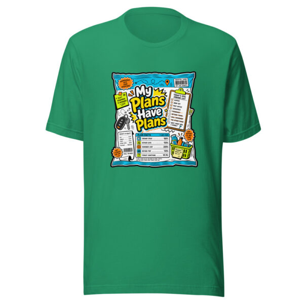 My Plans Have Plans Graphic Tee mockup 3