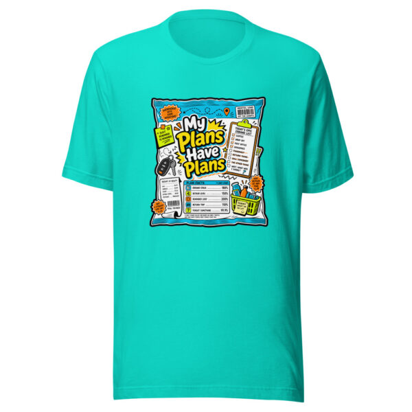 My Plans Have Plans Graphic Tee mockup 4