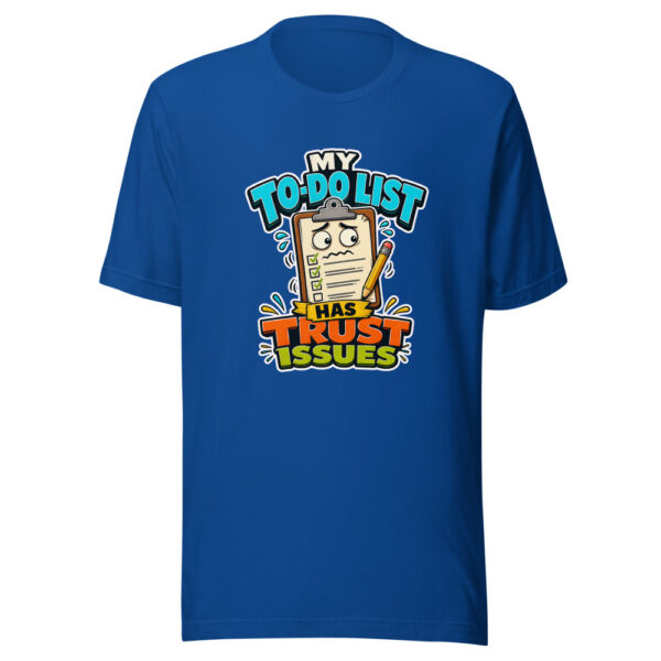 My To-Do List Has Trust Issues Heartbeat-20260613-manual-codex Graphic Tee mockup 6