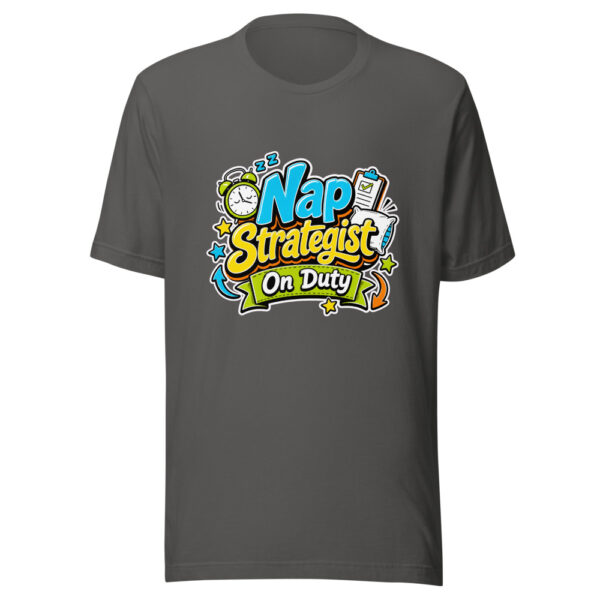 Nap Strategist On Duty Graphic Tee mockup 4 Nap Strategist On Duty Graphic Tee mockup 4