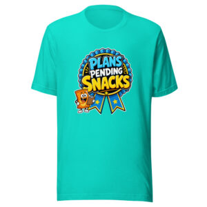 Plans Pending Snacks Graphic Tee front view