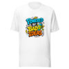 Powered By Bad Ideas Graphic Tee mockup 3