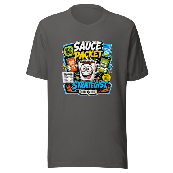 Sauce Packet Strategist Graphic Tee mockup 3 Sauce Packet Strategist Graphic Tee mockup 3