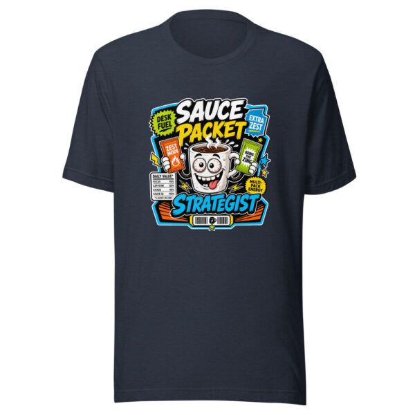Sauce Packet Strategist Graphic Tee mockup 7