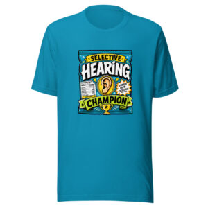 Selective Hearing Champion Graphic Tee front view