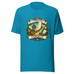 SMALL ERRAND BIG QUEST Heartbeat-20260614-hilariousshirt-codex Graphic Tee front view