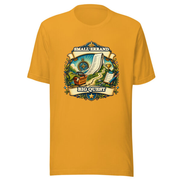 SMALL ERRAND BIG QUEST Heartbeat-20260614-hilariousshirt-codex Graphic Tee mockup 2