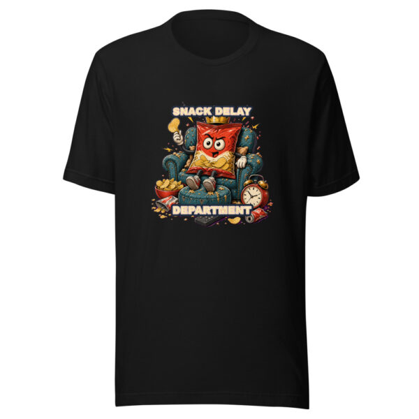 SNACK DELAY DEPARTMENT Heartbeat-20260614-hilariousshirt-codex Graphic Tee mockup 1 SNACK DELAY DEPARTMENT Heartbeat-20260614-hilariousshirt-codex Graphic Tee front view