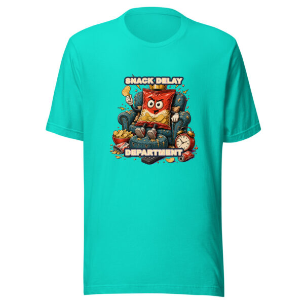 SNACK DELAY DEPARTMENT Heartbeat-20260614-hilariousshirt-codex Graphic Tee mockup 4