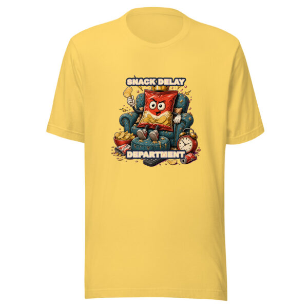 SNACK DELAY DEPARTMENT Heartbeat-20260614-hilariousshirt-codex Graphic Tee mockup 5