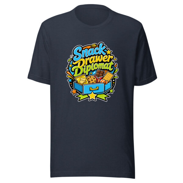 Snack Drawer Diplomat Graphic Tee mockup 1 Snack Drawer Diplomat Graphic Tee front view