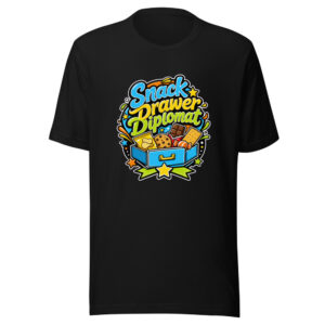 snack-drawer-diplomat-evergreen-shirt-design-manual-snack-drawer-diploma-mockup-1 Snack Drawer Diplomat Graphic Tee
