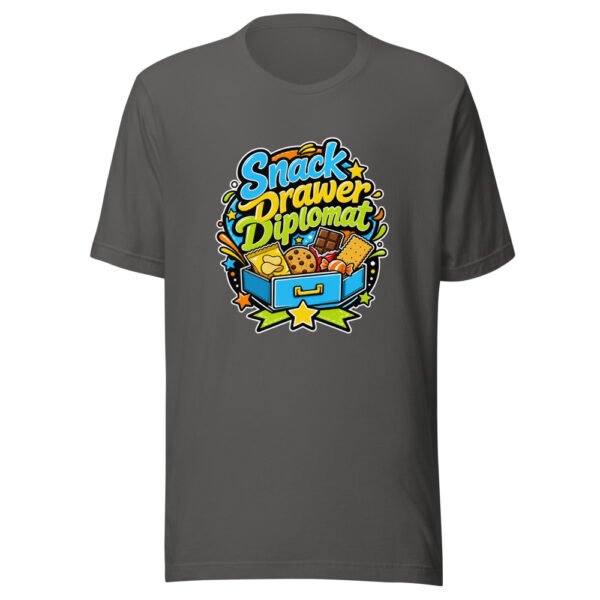 Snack Drawer Diplomat Graphic Tee mockup 5 Snack Drawer Diplomat Graphic Tee mockup 5