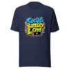 Social Battery Low Graphic Tee mockup 3