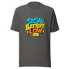 Social Battery Low Graphic Tee mockup 4 Social Battery Low Graphic Tee mockup 4