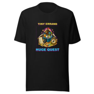 TINY ERRAND HUGE QUEST Heartbeat-20260614-hilariousshirt-codex Graphic Tee mockup 1 TINY ERRAND HUGE QUEST Heartbeat-20260614-hilariousshirt-codex Graphic Tee front view