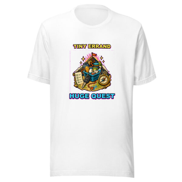 TINY ERRAND HUGE QUEST Heartbeat-20260614-hilariousshirt-codex Graphic Tee mockup 3 TINY ERRAND HUGE QUEST Heartbeat-20260614-hilariousshirt-codex Graphic Tee mockup 3