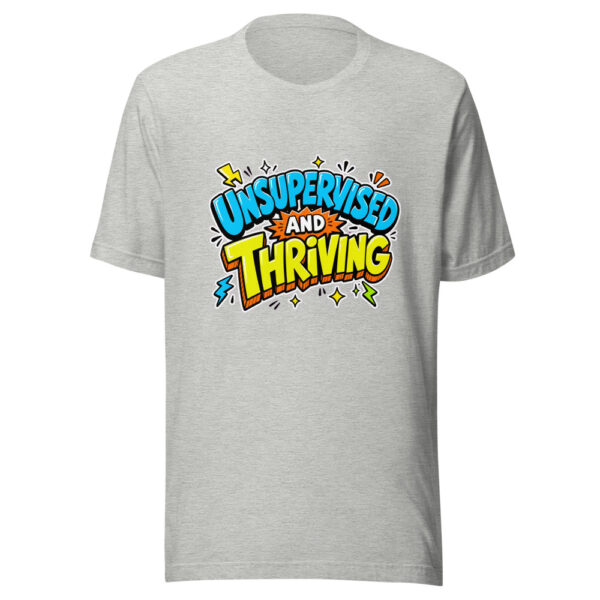 Unsupervised And Thriving Graphic Tee mockup 5