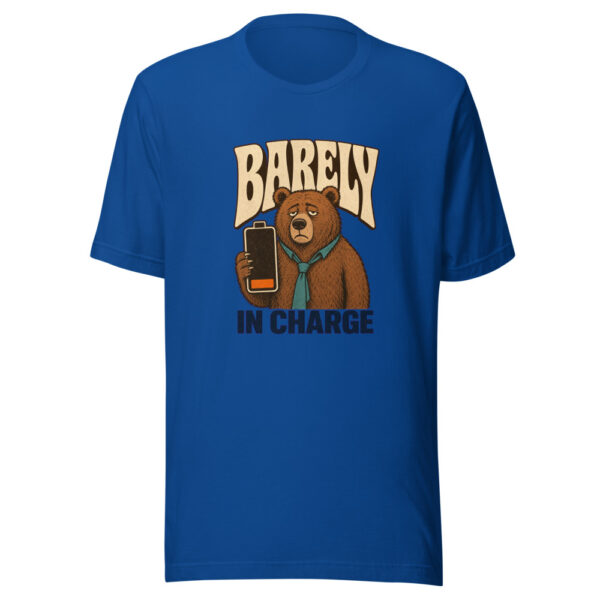 Barely In Charge Barely-in-charge Graphic Tee mockup 1 Barely In Charge Barely-in-charge Graphic Tee front view