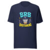 BRB OVERTHINKING Heartbeat-20260621-codex-fallback Graphic Tee mockup 9