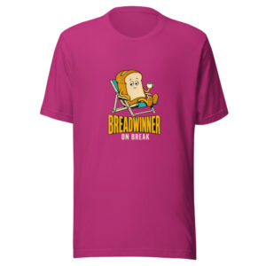 Breadwinner On Break Graphic Tee front view