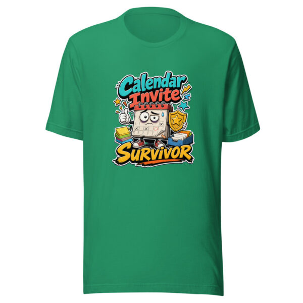 Calendar Invite Survivor Graphic Tee mockup 15