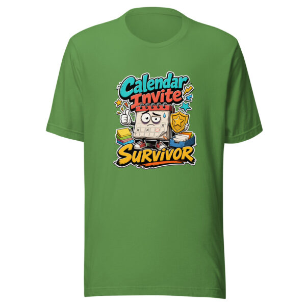 Calendar Invite Survivor Graphic Tee mockup 16